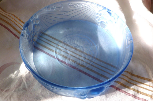 Coupe bleue art déco