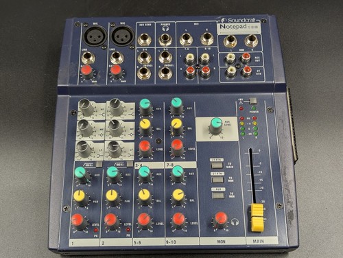 Mixer soundcraft notepad - soundcraft,