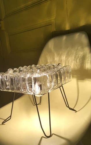 Bulles carré lampe - bulles, carré,