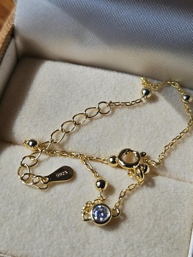 Bracelet chaîne moissanite