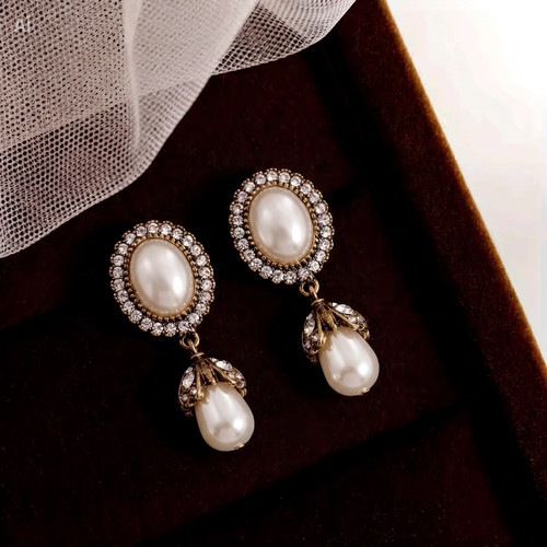 Boucles oreilles vintage - boucles, d’oreilles