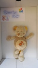 doudou peluche souris beige