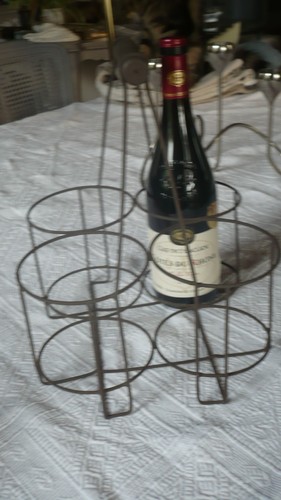 Panier fer porte - 4, bouteilles
