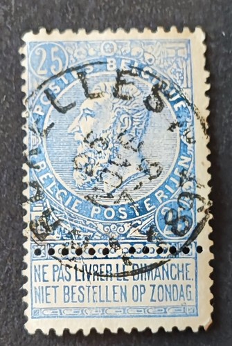 Timbre belgique belgie 1893 - timbre,