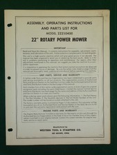 WESTERN TOOL 22" ROTARY POWER