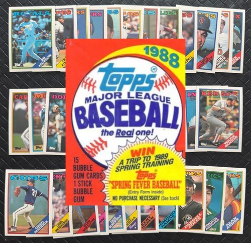 1988 topps mlb - baseball, cards
