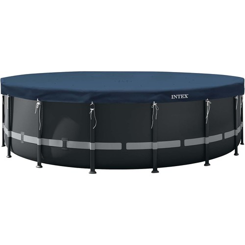 Couverture ronde deluxe - couverture, intex