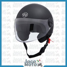 Casque Demi Jet Approuvé Avec Visière Longue Moto Scooter Helmets NSE 106L
