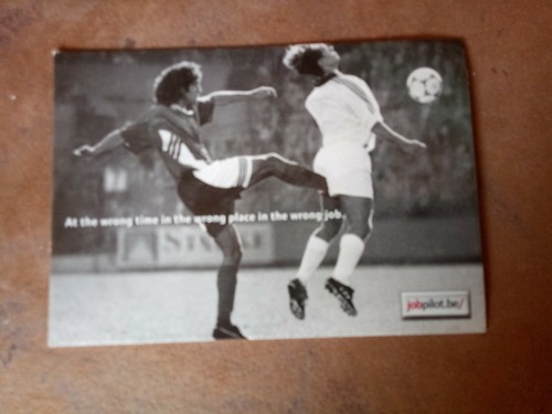 Carte postale pub football - carte,