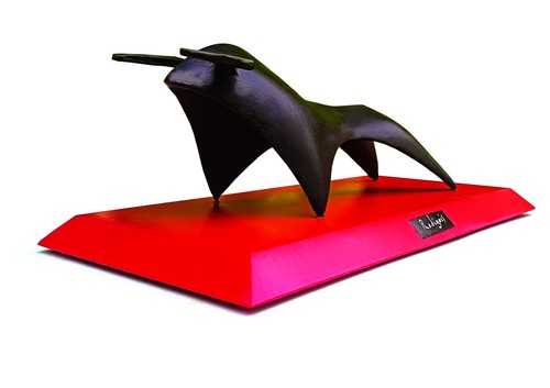Sculpture taureau résine - sculpture,
