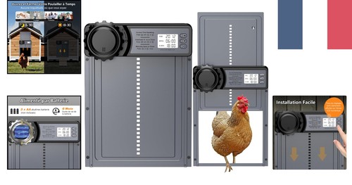 Porte poulailler automatique - poulailler,