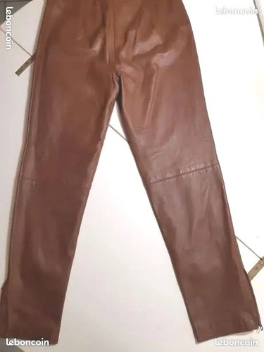 Pantalon cuir agneau - pantalon,