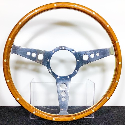 Volant bois moto - bois, mark