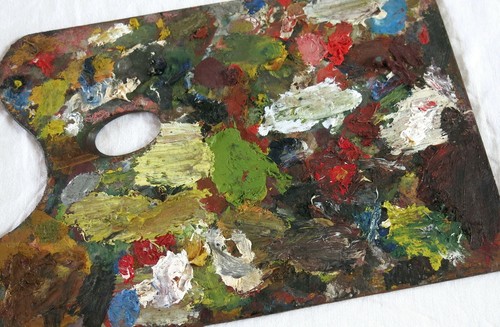 Palette peintre belle - belle, &