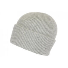 Bonnet Angora Gris Chine en Laine Douce et Classe Antje-Taille unique