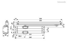 Ferme-porte DORMA TS90 impulse