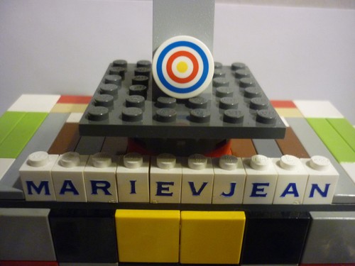 Lego tile archery target ref - target,