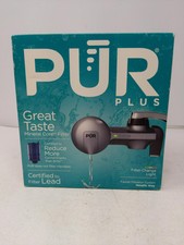 Pur Plus Horizontal Faucet Mount Water Filtration System With 3-in-1 Lead