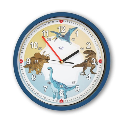 Horloge murale dinosaure - , pour