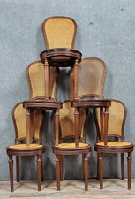 Série de 6 chaises raquettes