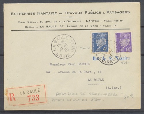 1945 libération lettre - 1945,