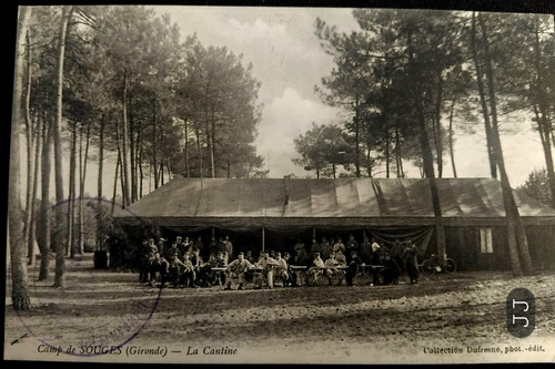 805 cpa militaire camp - n°,