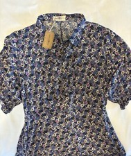 NWT Natural Life Floral Maxi Dress Button Front SZ L CottageCore Prairie