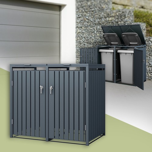 Cache poubelle jardin abri - jardin,