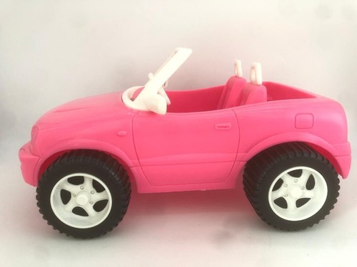 Voiture barbie mattel rose - voiture,