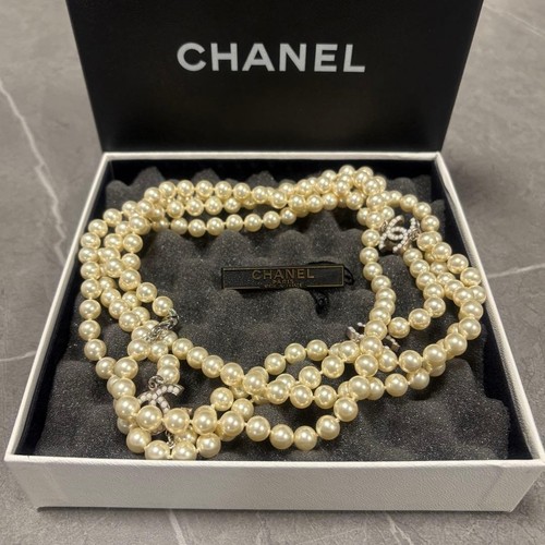 Collier long double - , brin
