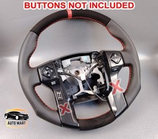 VOLANT CUIR PERFORÉ DAIM