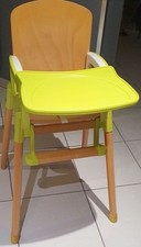 Chaise haute Smilling en bois