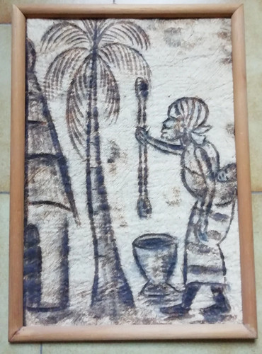 Tableau africain côte - tableau,
