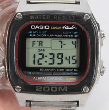 Vintage Casio Diver DW-1000 Watch WITH MANUAL NEW BATTERY ALL WORKING
