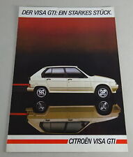 Brochure/brochure Citroën Visa GTI | a strong piece status 11/1984