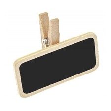 12 PINCES MINI-ARDOISE 2X4CM