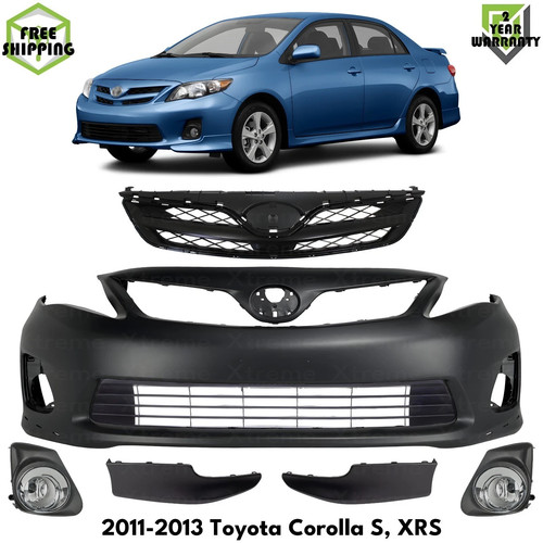 Front bumper cover paintable - front,