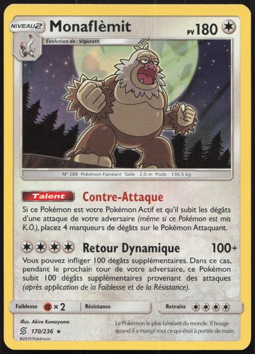 Carte pokémon monaflèmit - carte,