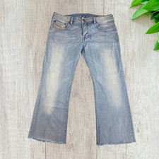 Diesel Jeans Zathan Bootcut W34 L26 Mid Rise Wash 008SZ Distressed