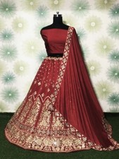 Bollywood Indien Lehenga Pakistanaise De Mariée Fête Designer Lengha Choli