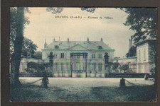 DRAVEIL (91) WROUGHT IRON GRID of the CHATEAU DE VILLIERS in 1937