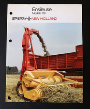 Brochure Sperry New Holland Ensileuse 719 , 1981
