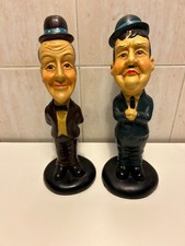 laurel and Hardy ceramic figures rares and antiques art