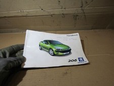 Peugeot 206 CC 1.6 owners handbook manual AN.02206.0630