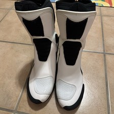 Dainese Men’s Motorcycle Boot Torque Race Out Size US 8.5/EU 41 Black/White