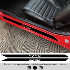 "Turbo" Door Sill Sticker – Porsche 924 / 944 / 968 – 3 Colors – 2 Pieces