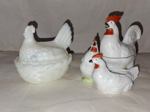 Ancien moutardier faience - , 3