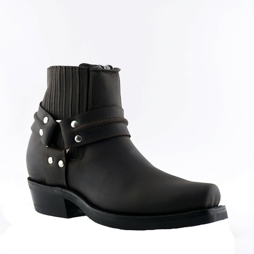 Bottes cuir marron lo - bottes, en