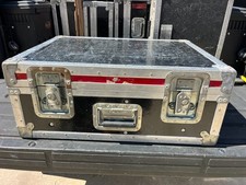 Anvil Road Case Hard Sides Padded Equipment Case  26x19x10" Black/Red USA Made