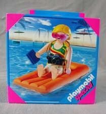 Playmobil 4681 WOMEN'S SWIMMING POOL air mattress beach camera NEW BOX